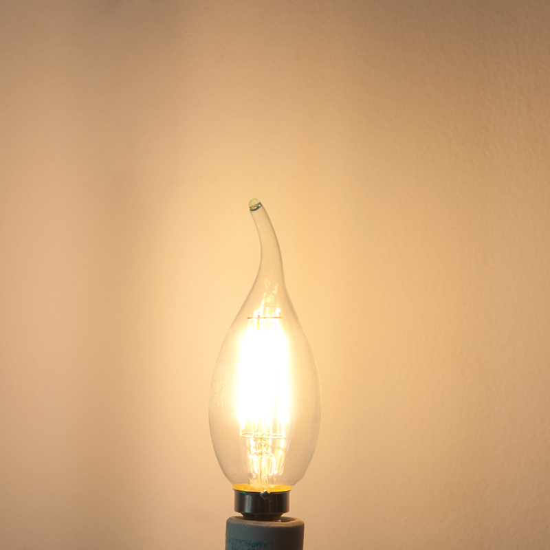 CA10 E12 4W LED Vintage Antique Filament Light Bulb, 40W Equivalent, 4-Pack, AC100-130V or 220-240V CA10 E12 4W LED Vintage Antique Filament Light Bulb, 40W Equivalent, 4-Pack, AC100-130V or 220-240V
